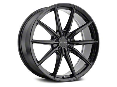 Petrol P4B Gloss Black Wheel; 18x8; 40mm Offset (21-25 Mustang Mach-E, Excluding GT)