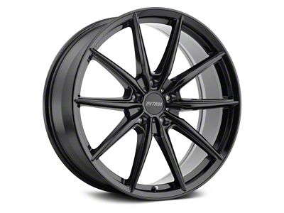 Petrol P4B Gloss Black Wheel; 18x8 (21-24 Mustang Mach-E, Excluding GT)