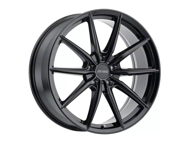 Petrol P4B Gloss Black Wheel; 20x8.5 (21-24 Mustang Mach-E)