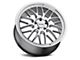Petrol P4C Silver Machined Wheel; 18x8 (21-24 Mustang Mach-E, Excluding GT)