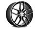 Petrol P5C Gloss Black Machined Wheel; 19x8 (21-24 Mustang Mach-E)