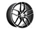 Petrol P5C Gloss Black Machined Wheel; 20x8.5 (21-24 Mustang Mach-E)