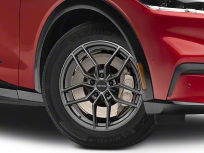 Petrol P5C Gloss Gunmetal Wheel; 18x8; 40mm Offset (21-25 Mustang Mach-E, Excluding GT)