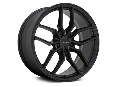 Petrol P5C Matte Black Wheel; 18x8 (21-24 Mustang Mach-E, Excluding GT)