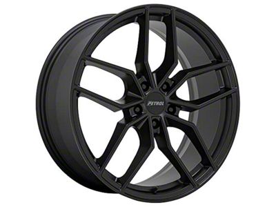 Petrol P5C Matte Black Wheel; 19x8; 40mm Offset (21-25 Mustang Mach-E)