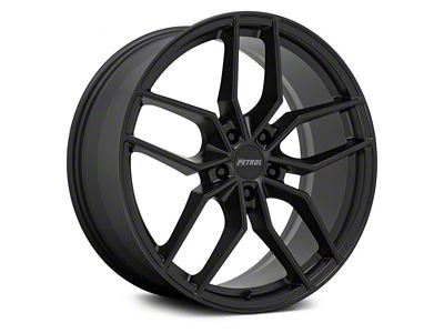 Petrol P5C Matte Black Wheel; 20x8.5; 40mm Offset (21-25 Mustang Mach-E)