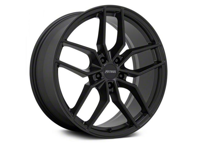 Petrol P5C Matte Black Wheel; 20x8.5 (21-24 Mustang Mach-E)