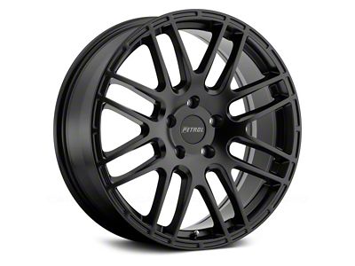 Petrol P6A Matte Black Wheel; 18x8 (21-24 Mustang Mach-E, Excluding GT)