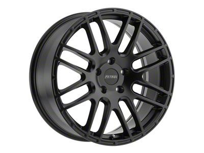 Petrol P6A Matte Black Wheel; 19x8 (21-24 Mustang Mach-E)