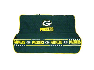 Pets First Pet Car Seat Cover with Green Bay Packers Logo (Universal; Some Adaptation May Be Required)