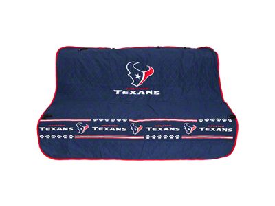 Pets First Pet Car Seat Cover with Houston Texans Logo (Universal; Some Adaptation May Be Required)