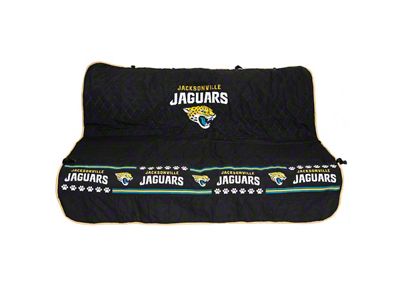 Pets First Pet Car Seat Cover with Jacksonville Jaguars Logo (Universal; Some Adaptation May Be Required)