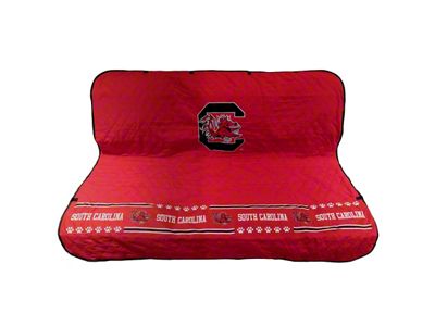 Pets First Pet Car Seat Cover with South Carolina Gamecocks Logo (Universal; Some Adaptation May Be Required)