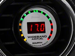 Auto Meter Phantom Wideband Air/Fuel Ratio Gauge; Digital (Universal; Some Adaptation May Be Required)