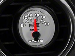 Auto Meter Phantom II Voltmeter Gauge; Electrical (Universal; Some Adaptation May Be Required)