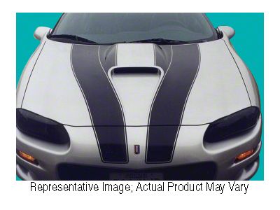 30th Anniversary Stripe Kit; Hugger Orange (98-02 Camaro Z/28 SS Convertible, Coupe w/ T-Top)