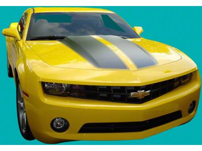 Phoenix Graphix Rally Stripe Decal Kit; Hugger Orange (10-13 Camaro)