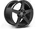Staggered Forgestar CF5 Piano Black Wheel and NITTO INVO Tire Kit; 19x9/10 (05-14 Mustang)