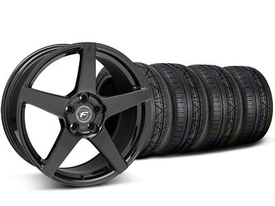 19x9 Forgestar CF5 Wheel & NITTO High Performance INVO Tire Package (05-14 Mustang)