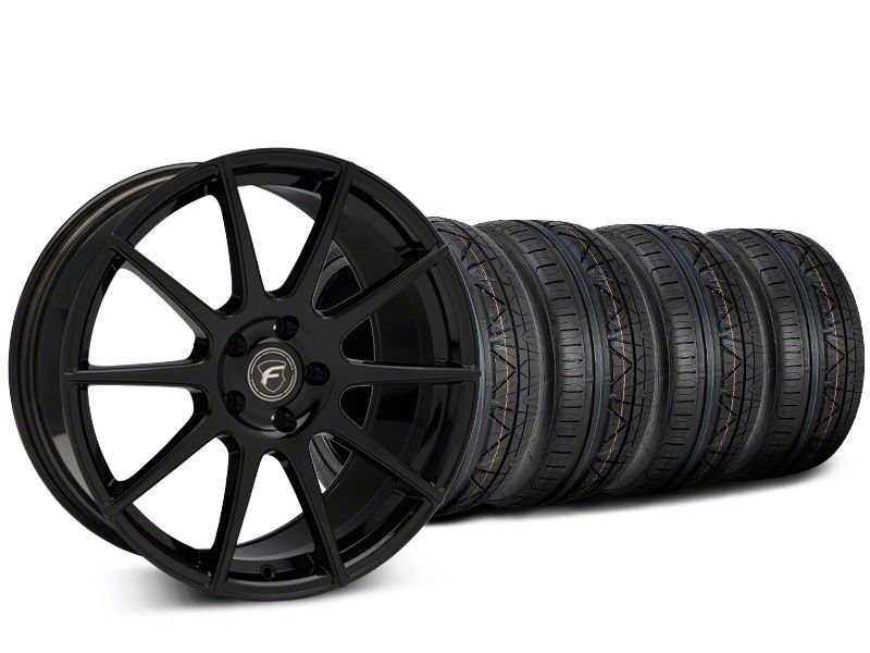 Mustang 20x8.5 MMD Axim Wheel & NITTO High Performance NT555