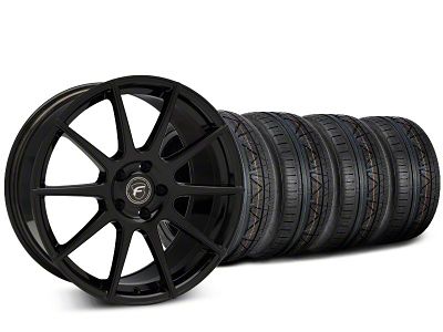 19x9 Forgestar CF10 Wheel & NITTO High Performance INVO Tire Package (15-23 Mustang GT, EcoBoost, V6)