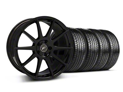 19x9 Forgestar CF10 Wheel & Pirelli All-Season P Zero Nero Tire Package (05-14 Mustang)