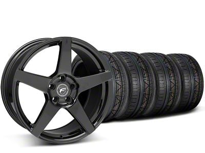 19x9 Forgestar CF5 Wheel & NITTO High Performance INVO Tire Package (15-23 Mustang GT, EcoBoost, V6)