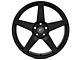 Forgestar CF5 Piano Black Wheel and Michelin Pilot Sport A/S 3+ Tire Kit; 20x9.5 (15-22 Mustang Standard EcoBoost, V6)