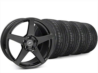 20x9.5 Forgestar CF5 Wheel & NITTO High Performance NT555 G2 Tire Package (15-23 Mustang EcoBoost w/o Performance Pack, V6)