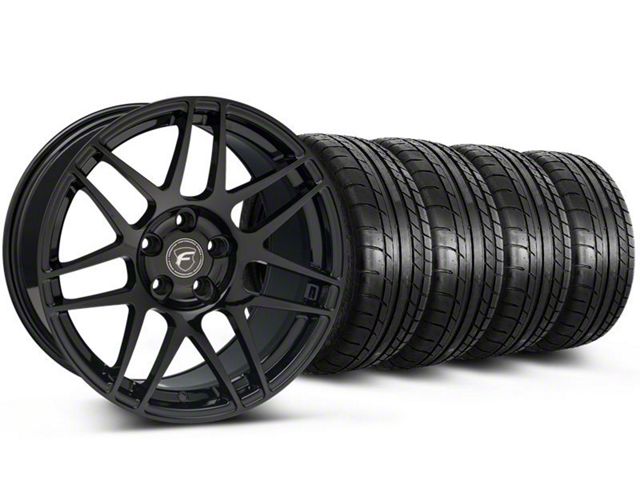 18x9 Forgestar F14 Wheel & Mickey Thompson Street Comp Tire Package (05-14 Mustang)