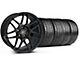 Forgestar F14 Monoblock Piano Black Wheel & NITTO Tire Kit; 18x9 (99-04 Mustang)