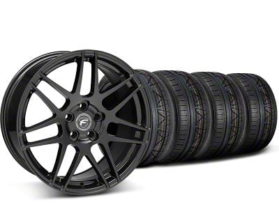19x9 Forgestar F14 Wheel & NITTO High Performance INVO Tire Package (15-23 Mustang GT, EcoBoost, V6)