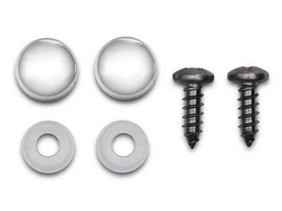 Plate and Plate Frame Snap Caps; Set of 2