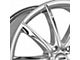 Platinum Flux Chrome Wheel; 17x8 (07-10 AWD Charger)