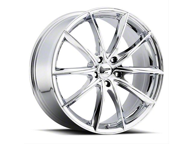 Platinum Flux Chrome Wheel; 18x8 (07-10 AWD Charger)