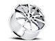 Platinum Flux Chrome Wheel; 18x8 (07-10 AWD Charger)