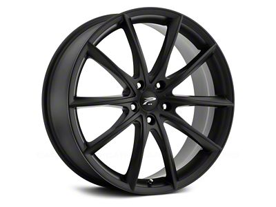 Platinum Flux Satin Black Wheel; 17x8; 35mm Offset (07-10 AWD Charger)