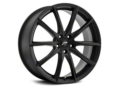 Platinum Flux Satin Black Wheel; 17x8 (07-10 AWD Charger)