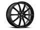Platinum Flux Satin Black Wheel; 18x8 (07-10 AWD Charger)