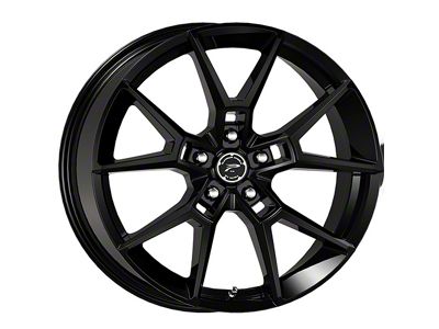Platinum Matrix Gloss Black Wheel; 20x8.5; 35mm Offset (07-10 AWD Charger)