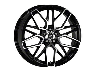 Platinum Retribution Gloss Black with Diamond Cut Face Wheel; 18x8 (07-10 AWD Charger)