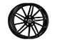 Platinum Valor Gloss Black with Diamond Cut Accents Wheel; 18x8 (07-10 AWD Charger)