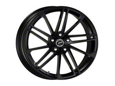 Platinum Valor Gloss Black with Diamond Cut Accents Wheel; 18x8 (07-10 AWD Charger)