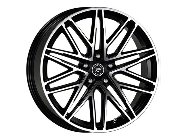 Platinum Atonement Gloss Black with Diamond Cut Face Wheel; 18x8 (17-23 AWD Challenger)