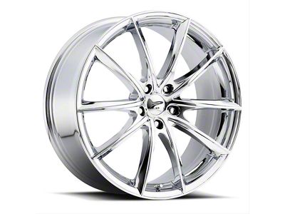 Platinum Flux Chrome Wheel; 18x8; 35mm Offset (17-23 AWD Challenger)