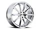 Platinum Flux Chrome Wheel; 18x8 (17-23 AWD Challenger)