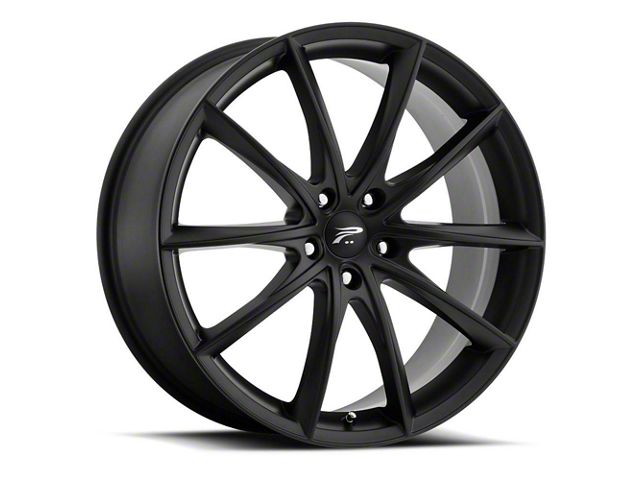 Platinum Flux Satin Black Wheel; 18x8 (17-23 AWD Challenger)