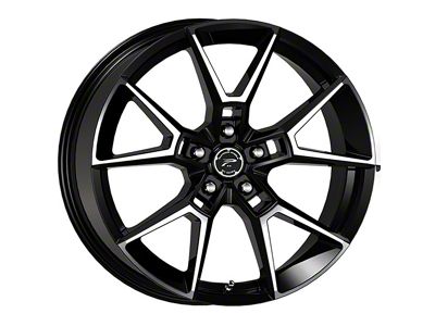 Platinum Matrix Gloss Black with Diamond Cut Accents Wheel; 20x8.5 (17-23 AWD Challenger)