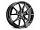 Platinum Matrix Gloss Black Wheel; 18x8 (17-23 AWD Challenger)