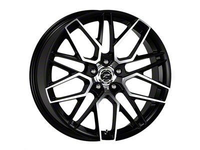 Platinum Retribution Gloss Black with Diamond Cut Face Wheel; 18x8 (17-23 AWD Challenger)